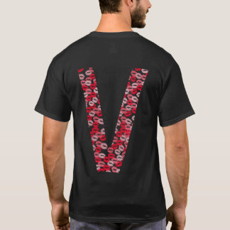 T-shirt Bisous Letter V
