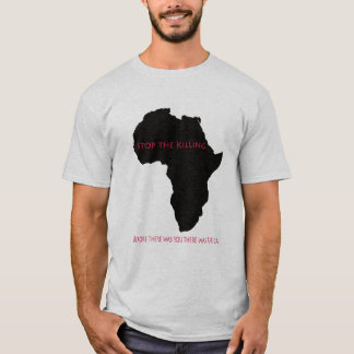 T-Shirt    Black Africa Stop The Killing