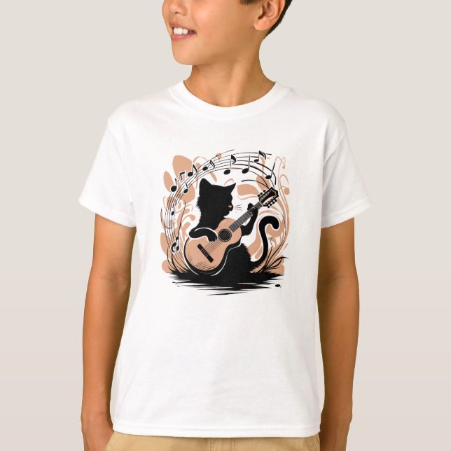 T-Shirt - Black Cat (Front)