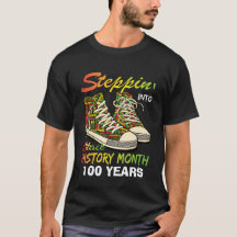 T-Shirt-Black History Month 100 Years