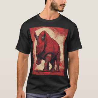 T-shirt, Black , Red Rhino T-Shirt