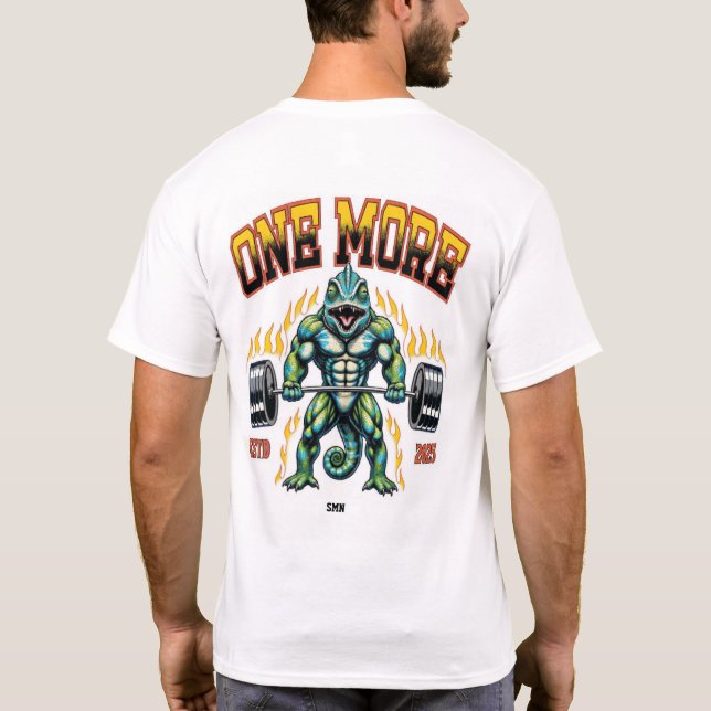 T-shirt Blanc Cameleon (Back)