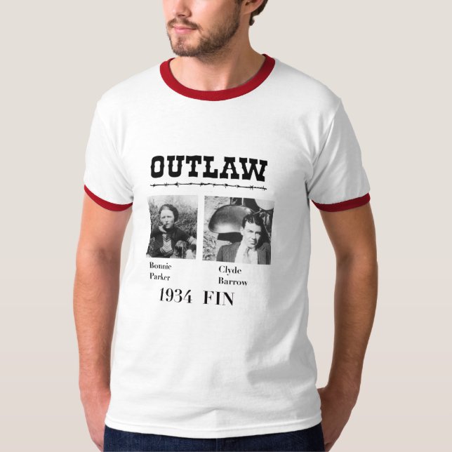T shirt Bonnie and Clyde (Front)