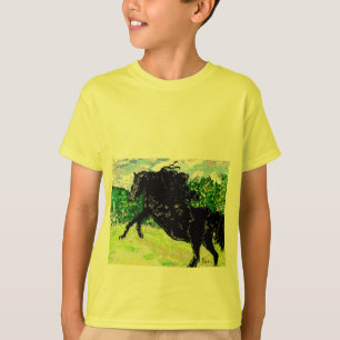 T-Shirt Boy's Black Stallion
