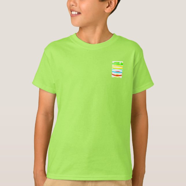 T-Shirt BOY'S CIRCLES  STYLE DESIGN (Front)