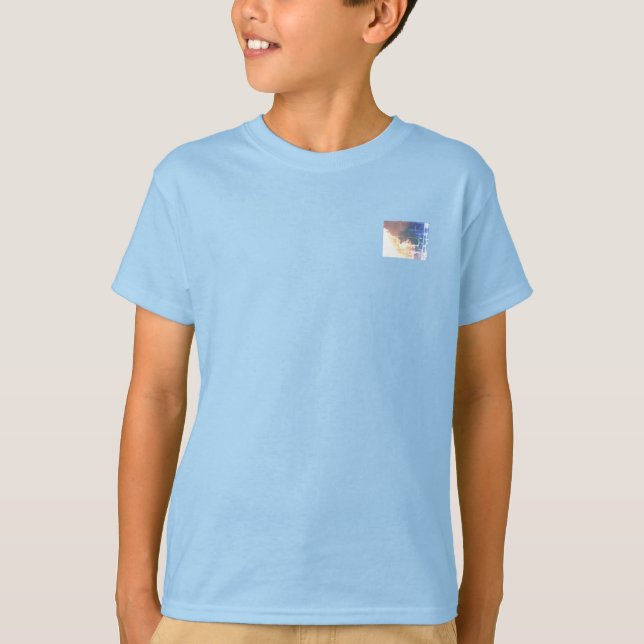 T-SHIRT BOYS  CLOUD ECO DESIGN STYLE  (Front)