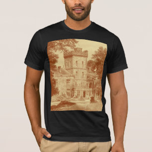 T-Shirt - 'Capernwray Hall' (Custard/Cinnamon)