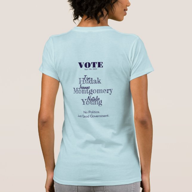 T-Shirt   CHB Dems Hudak Montgomery Young (Back)
