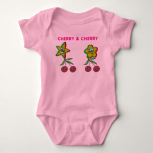 T-Shirt Cherry & Cherry Baby Bodysuit