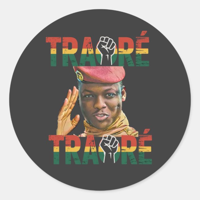 T-Shirt Classic Round Sticker (Front)