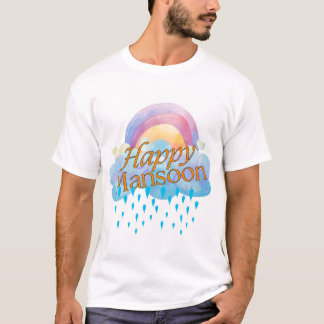 T-Shirt "Cloudy Daydreams: Rainbow Edition"