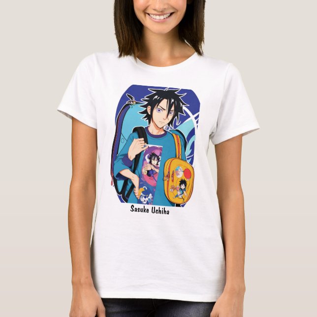T-shirt collection - Sasuke Uchiha style  (Front)