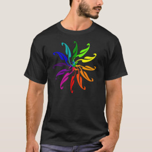 T-shirt - Colour Wheel Leaves