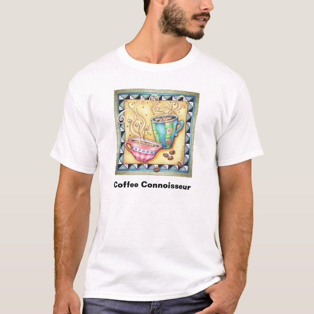 T-SHIRT - COOL BEANS! COFFEE ART (Front)