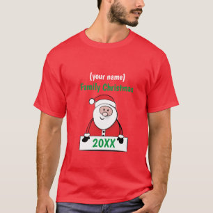 T-Shirt Custom Family Christmas - add name/year