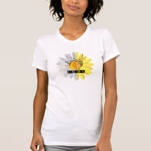 T-Shirt daisies, white & yellow colors