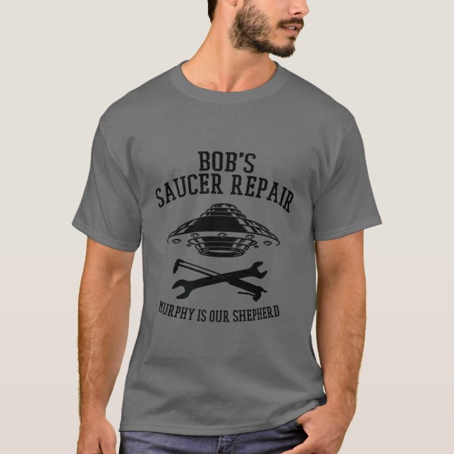 T-Shirt dark colour with black BSR logo (Front)