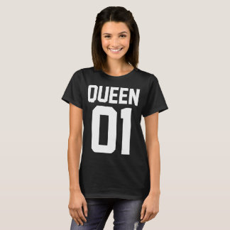 T-shirt de Amor for King pairs and Queen in Black