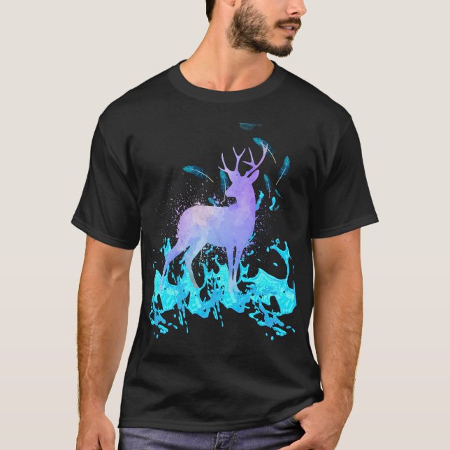 T-Shirt  deer snow (Front)