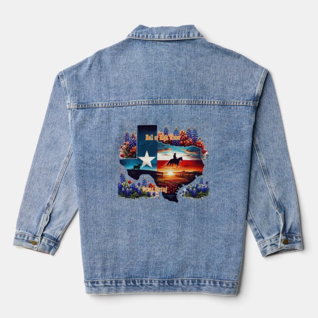 T-Shirt Denim Jacket (Back)