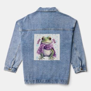 T-shirt design : Cosy Frog Comfort Denim Jacket
