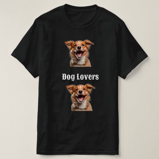 T-Shirt Design-Dog Lovers. (Design Front)