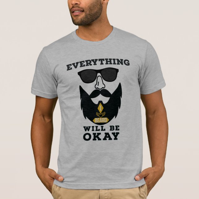 T shirt design for everything will be okay (Front)