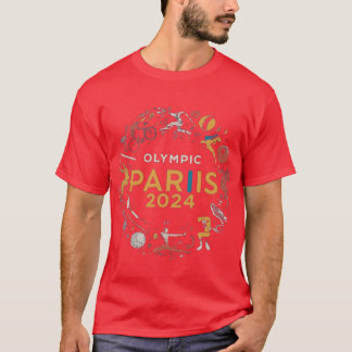 t-shirt design for "OLYMPIC PARIIS 2024."