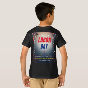 T-shirt design of labour day