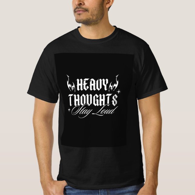 T-shirt design of stay loud (Front)