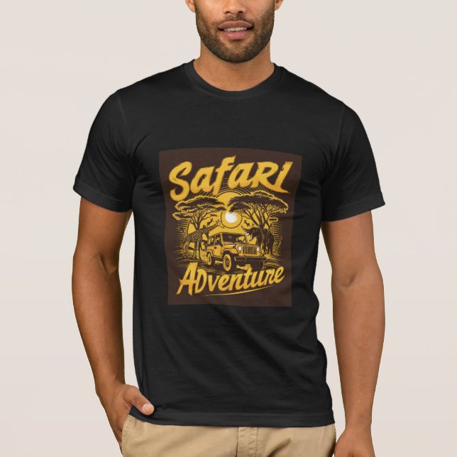 T-Shirt Design:Safari Adventure Awaits (Front)