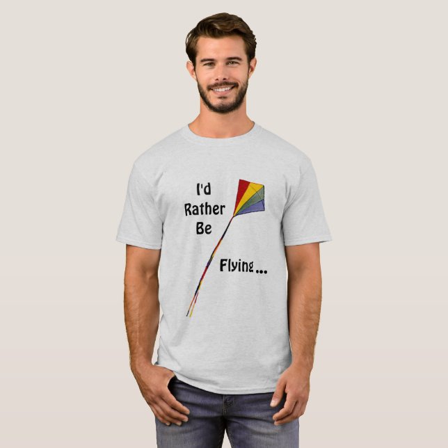 T-shirt - Diamond Kite in Rainbow Colours (Front Full)