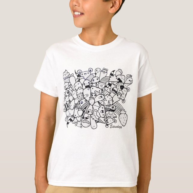 T-shirt doodle art for kids (Front)