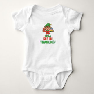 T-Shirt Elf in Training Baby Bodysuit