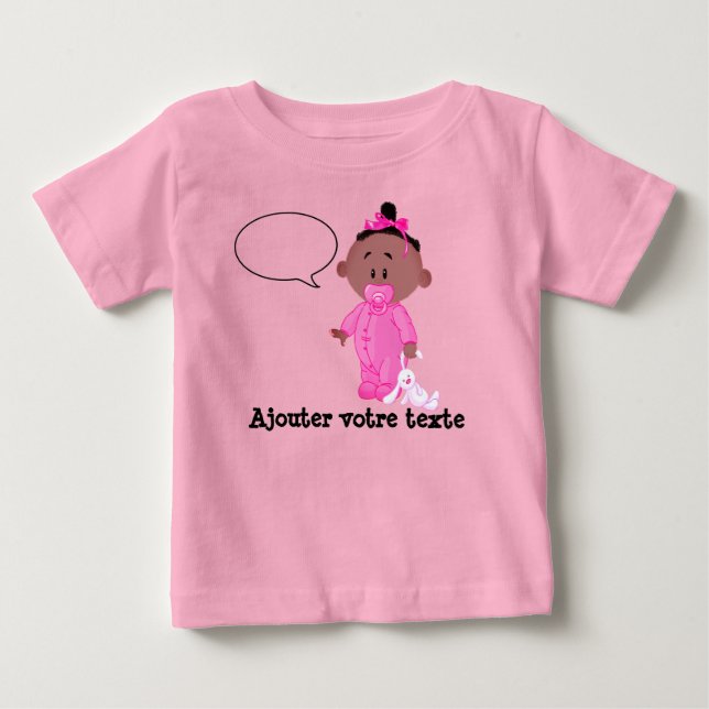 T-shirt en jersey fin pour bébé (Front)