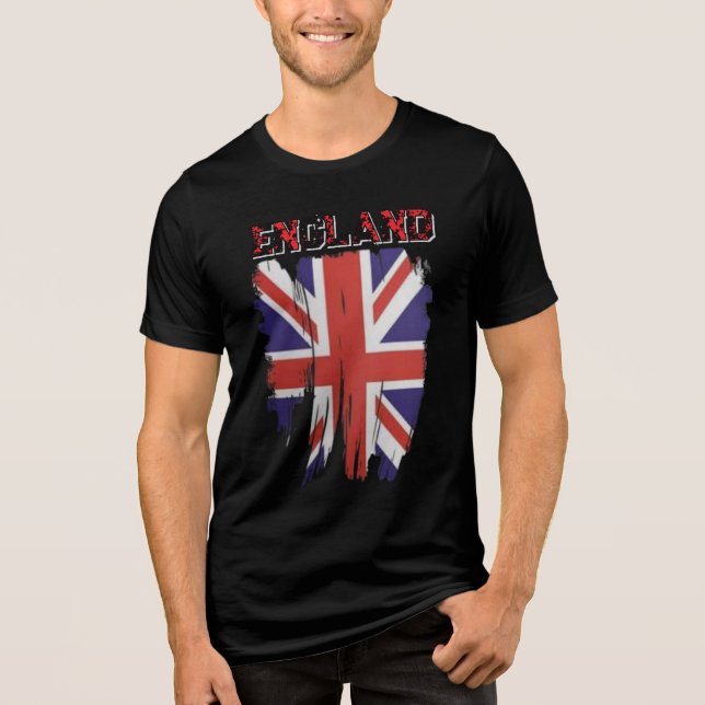 T-Shirt England  Tri-Blend Shirt (Front)