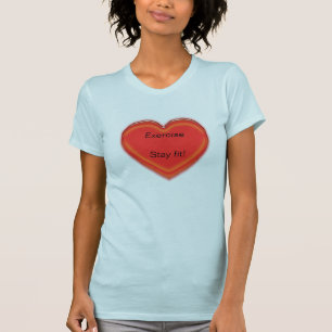 T-shirt - Exercise heart