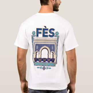 T-shirt Fez Morocco - architectural illustration