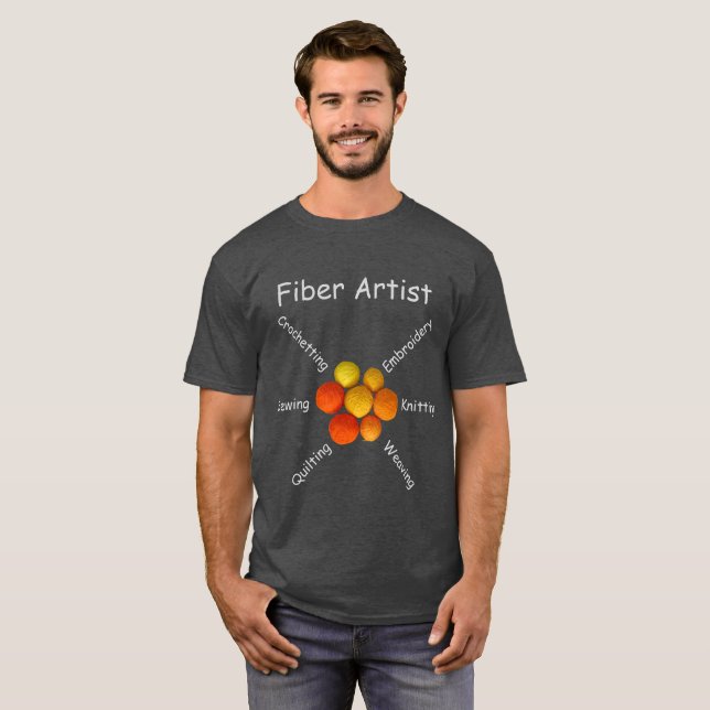 T-shirt - Fibre Artist (dark) (Front Full)
