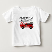 T shirt firefighter for son