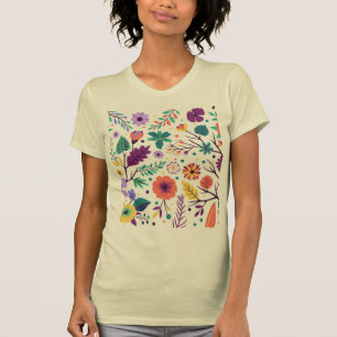 T-Shirt Floralis woman color cream