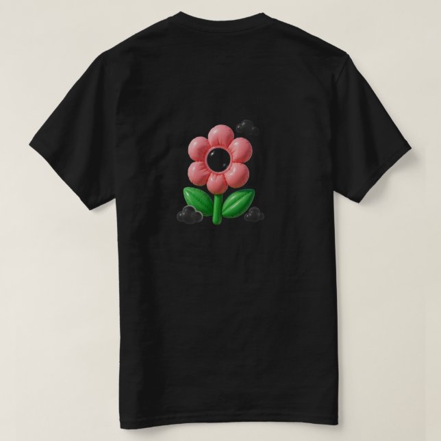T-shirt Flower Plastique (Design Back)