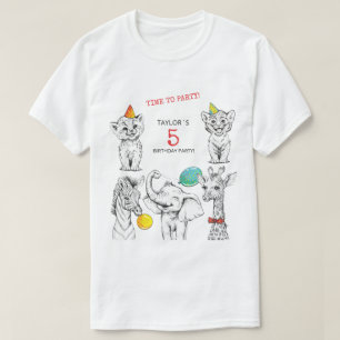 T-Shirt for 5th birthday party.