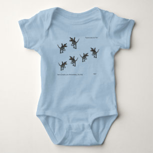 T-Shirt for a Baby Boy / Dinosaur Bodysuit