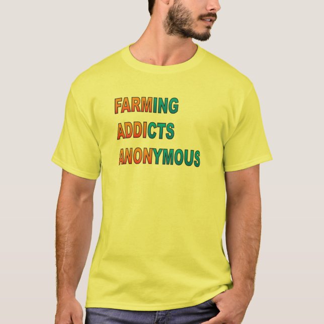 t shirt for addicts! (Front)