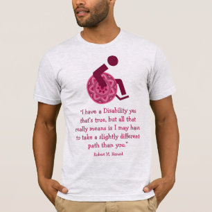 T SHIRT FOR DISSABLE PERSONS DAY OR CERAMONY