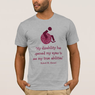 T SHIRT FOR DISSABLE PERSONS DAY OR CERAMONY