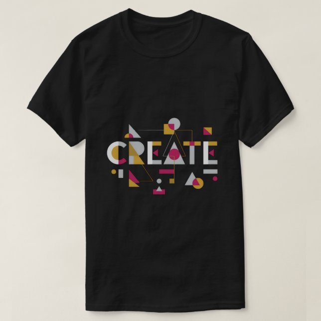 T-shirt for everyone, with modern prints. (Design Front)