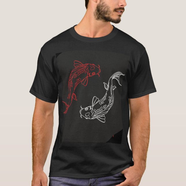 T shirt for men fish design (Front)