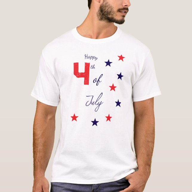 t-shirt for men for 4th of July (Front)